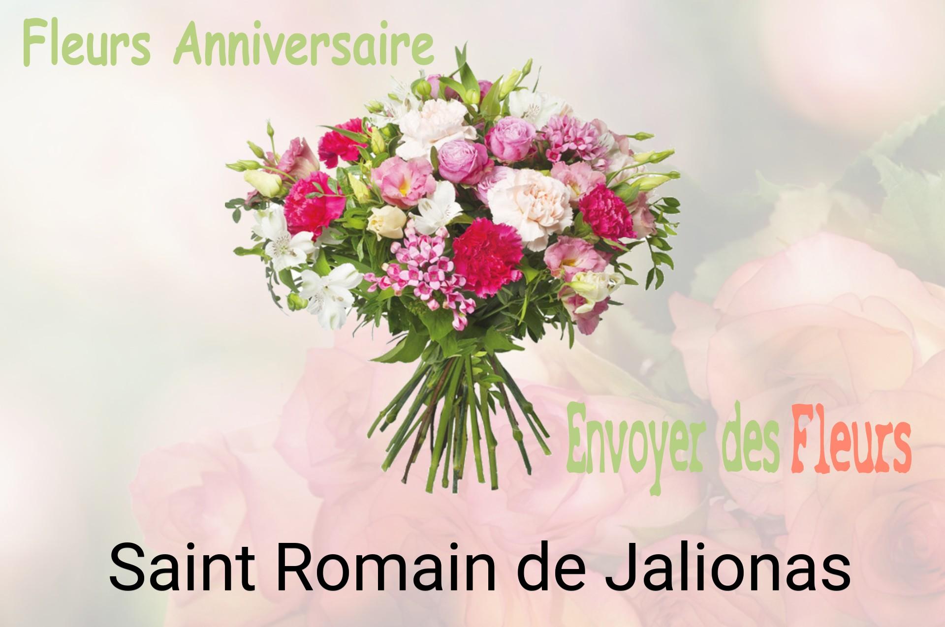 Bouquet de fleurs d’anniversaire livré à Saint-Romain-de-Jalionas