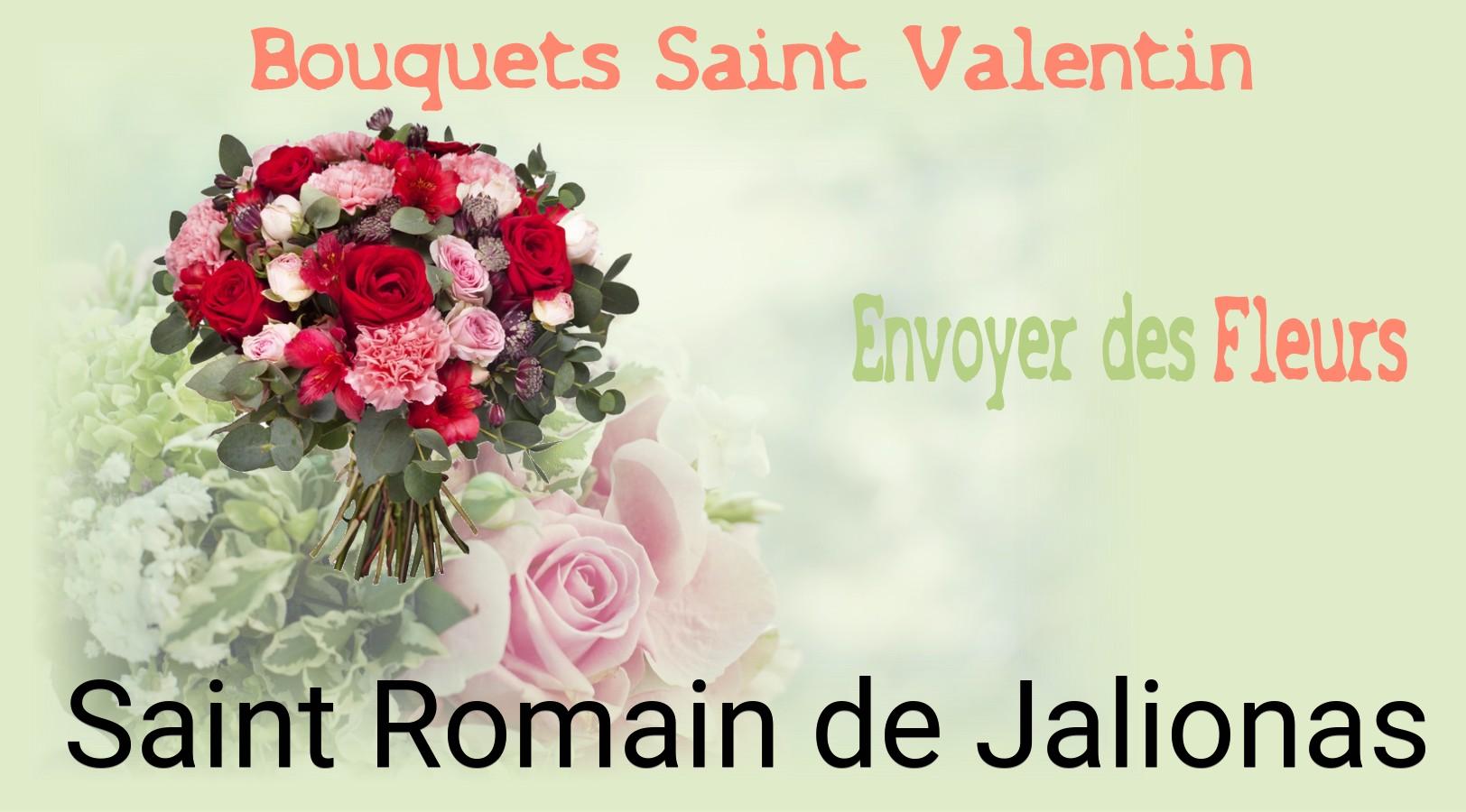 Roses de Saint-Valentin livrées à Saint-Romain-de-Jalionas